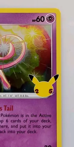 Pokemon TCG Celebrations Mew Holo Rare Card 011/025 NM Condition - Image 5