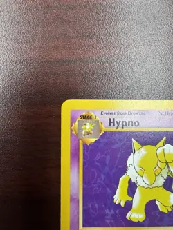 Pokemon TCG Fossil 1st Edition Hypno Card 23/62 Regular Rare Card LP+ - Image 3