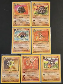 Lot of 30 Vintage WoTC 1999-2000 Pokemon Cards Base Set Fossil Gym Heroes Jungle - Image 1