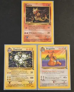 Lot of 30 Vintage WoTC 1999-2000 Pokemon Cards Base Set Fossil Gym Heroes Jungle - Image 2