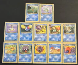 Lot of 30 Vintage WoTC 1999-2000 Pokemon Cards Base Set Fossil Gym Heroes Jungle - Image 5