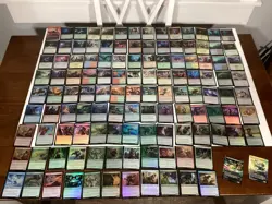 Magic The Gathering Foils Mostly Commons And Uncommon’s 122 Card Lot - Image 2
