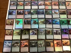 Magic The Gathering Foils Mostly Commons And Uncommon’s 122 Card Lot - Image 4