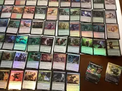 Magic The Gathering Foils Mostly Commons And Uncommon’s 122 Card Lot - Image 5
