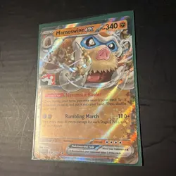 Mamoswine Ex Pokemon Prize Pack Series 7 Promo Pokemon Card NM/LP Stamp - Image 1