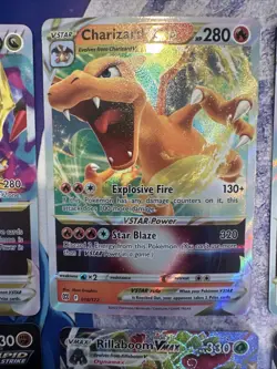 Pokemon Card Lot Of 6 VSTAR & VMAX Full Art With Charizard VSTAR 018 NM - Image 3