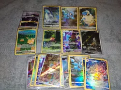 LOT 30 POKEMON CARDS ALL HOLO FULL ART NM - Image 1