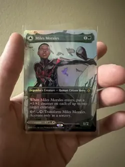 MTG -Miles Morales - 0234 - Borderless - Foil - Marvel's Spider-Man - Image 1