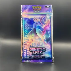 Custom Pokemon TCG Pocket Genetic Apex Mewtwo Booster God Pack - 5 Cards - Image 1