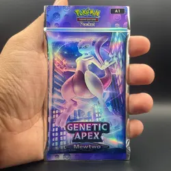 Custom Pokemon TCG Pocket Genetic Apex Mewtwo Booster God Pack - 5 Cards - Image 4