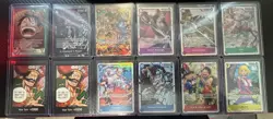 One Piece Op-13 English Lot Of 12 Cards Alt Leader Luffy & More See Description - Image 1