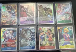 One Piece Op-13 English Lot Of 12 Cards Alt Leader Luffy & More See Description - Image 3