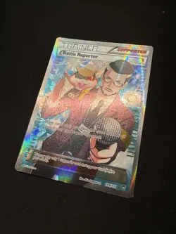Battle Reporter Full Art Holo Card 109/111 XY-Furious Fists LP Condition - Image 2