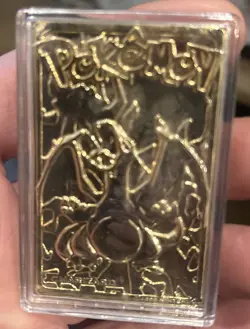 Pair 1999 23k Gold Plated Pokemon Cards Charizard - Image 2