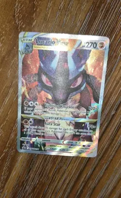 Pokemon TCG Card Lucario VSTAR Full Art SWSH291 SWSH: Sword & Shield Promo - Image 3