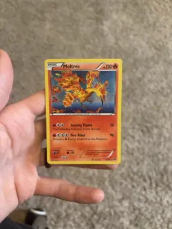 Moltres 14/99 Next Destinies Holo Rare Pokemon Card TCG LP+ - Image 1