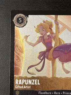 Lorcana Rapunzel - Gifted Artist Near Mint Cold Foil Disney Lorcana Promo Cards - Image 2