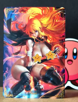 ACG VERY Sexy Card - Yang Xiao Long - RWBY - sexy waifu boobs V-V - Image 1