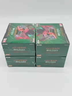 Lot of (4) One Piece Card Game TCG Legacy of The Master OP-12 Booster Box - Image 3