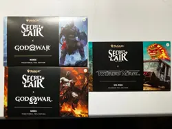 MTG Secret Lair God of War: Greek & Norse Foil + Sol Ring Foil Promo - Image 1