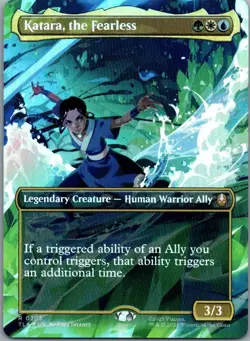 The Last Airbender Katara Fearless (Borderless) (R) (Foil) NM - Image 1