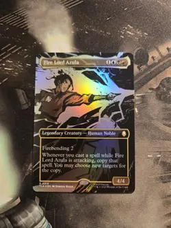 Fire Lord Azula (0313) (Borderless) Avatar: The Last Airbender Foil NM - Image 1
