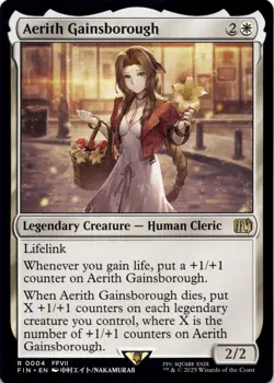 Aerith Gainsborough Final Fantasy Magic MTG NM - Image 1