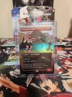 MTG Treasonous Ogre (2007) Rainbow Foil Secret Lair Jay Howell MT/NM SLD - Image 1