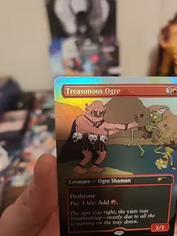 MTG Treasonous Ogre (2007) Rainbow Foil Secret Lair Jay Howell MT/NM SLD - Image 3