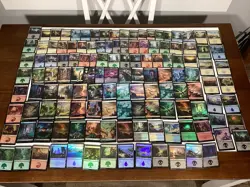 Magic The Gathering Foil Art Lands Lot - Image 1