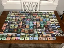 Magic The Gathering Foil Art Lands Lot - Image 2
