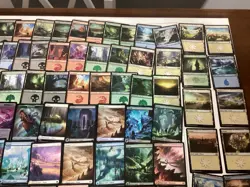 Magic The Gathering Foil Art Lands Lot - Image 4