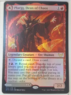 Plargg, Dean of Chaos - Foil Prerelease Promo - Magic the Gathering MTG Nice! - Image 1