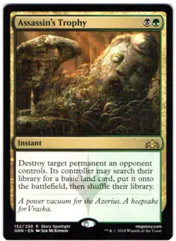 ASSASSIN'S TROPHY 152/259 MAGIC: THE GATHERING, GUILDS OF RAVNICA (GRN) RARE - Image 1