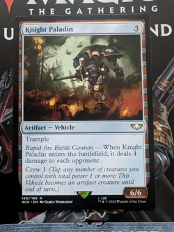 MTG Knight Paladin Universes Beyond: Warhammer 40000 (40K) Regular NM - Image 1