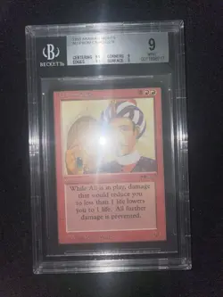 MTG Ali From Cairo BGS 9Q++ Arabian Nights 1993 NM graded - Image 1