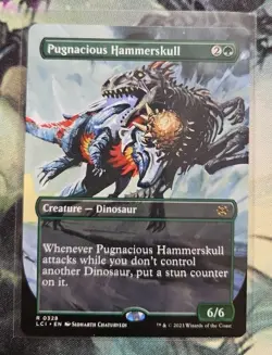 MTG Pugnacious Hammerskull - Lost Caverns of Ixalan 0328 - Rare Borderless - Image 1