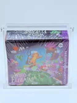 Auction #2 MTG Wilds of Eldraine Collector Booster Box Sealed With Acrylic Case - Image 1
