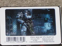 FalloutR Puresteel Paladin Standard Gaming Playmat for Magic: The Gathering MTG - Image 1