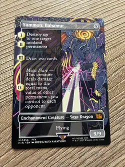Summon: Bahamut (Borderless) Final Fantasy Regular 356 - Image 1