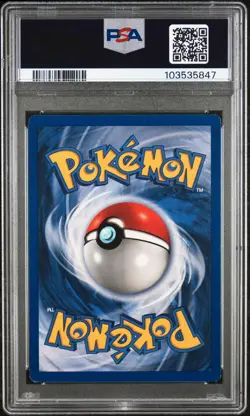 1999 POKEMON GAME #63 SQUIRTLE PSA 7 - Image 2
