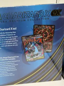 Pokemon Mega Charizard X ex Ultra Premium Collection UPC *NEW & SEALED* In-Hand - Image 4