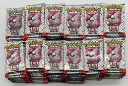 Lot of (216) Pokemon TCG Scarlet & Violet 151 Booster Packs SEALED - Image 1