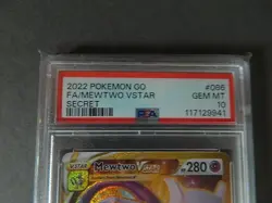 Mewtwo VSTAR (Secret) 086/078 Pokemon GO Holo PSA 10 - Image 2