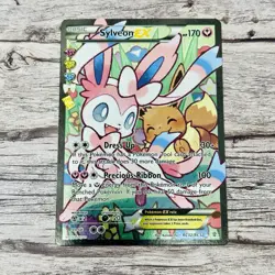 Sylveon EX RC32/RC32 Full Art Holo Pokemon TCG Generations Radiant Collection - Image 1