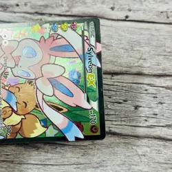 Sylveon EX RC32/RC32 Full Art Holo Pokemon TCG Generations Radiant Collection - Image 3