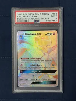 Pokemon TCG Gardevoir GX #159/147 Burning Shadows Ultra Rare PSA 9 Mint - Image 1