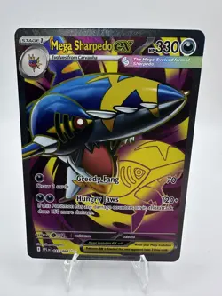 Mega Sharpedo ex 113/094 - Phantasmal Flames - Ultra Rare Holo - Pokemon TCG - Image 1