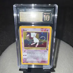 Mew Holo Pokemon League 2000 Movie Black Star Promos CGC Pristine 10 - Image 1