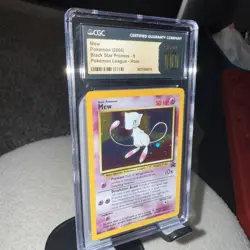 Mew Holo Pokemon League 2000 Movie Black Star Promos CGC Pristine 10 - Image 3
